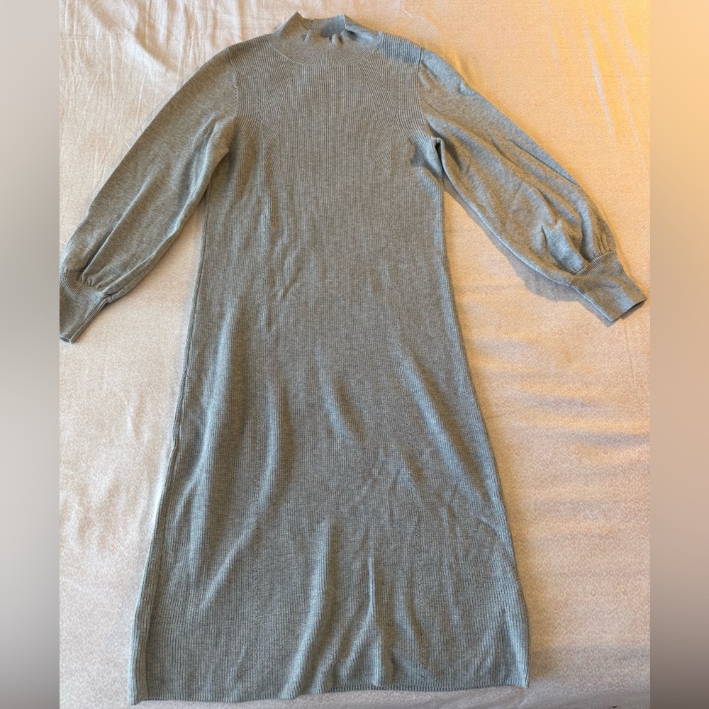 Banana Republic Gray Sweater Dress